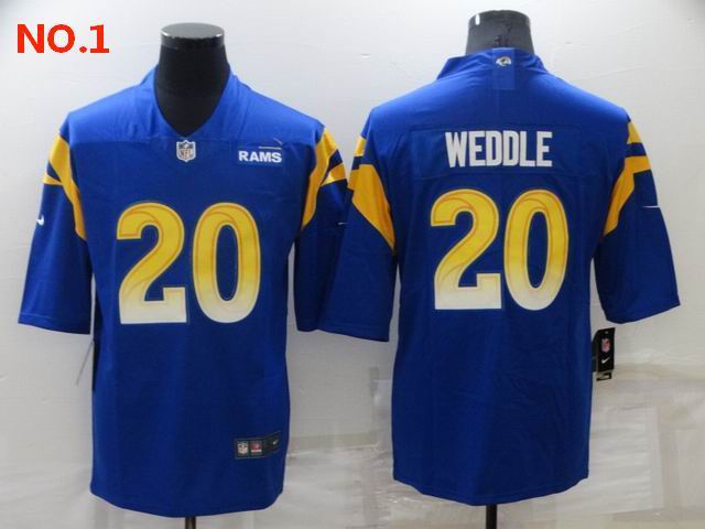 Men's Los Angeles Rams #20 Eric Weddle Jerseys-23